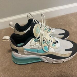 Nike Air Max Sneakers in White and Aqua